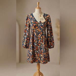 Women's SHEIN Black Floral Dress Size 6